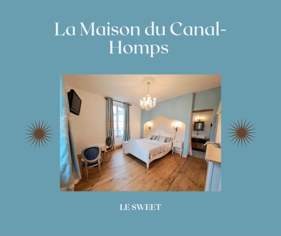 La Maison Du Canal - Homps - Le Sweet Exteriör bild